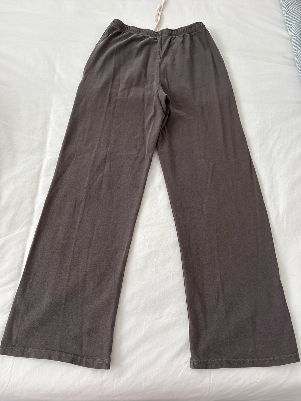 NWOT Brandy Melville Gray Wide-Leg Sweatpants - Picture 7 of 11